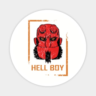 Red, White Whatever - Hellboy Fanart Design Magnet